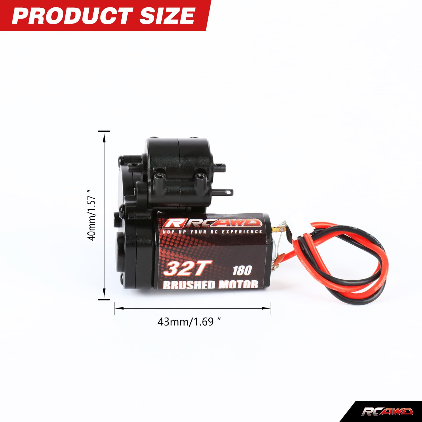 RIAARIO RZ001B-C & XTS-F10 RC Truck Gear Box