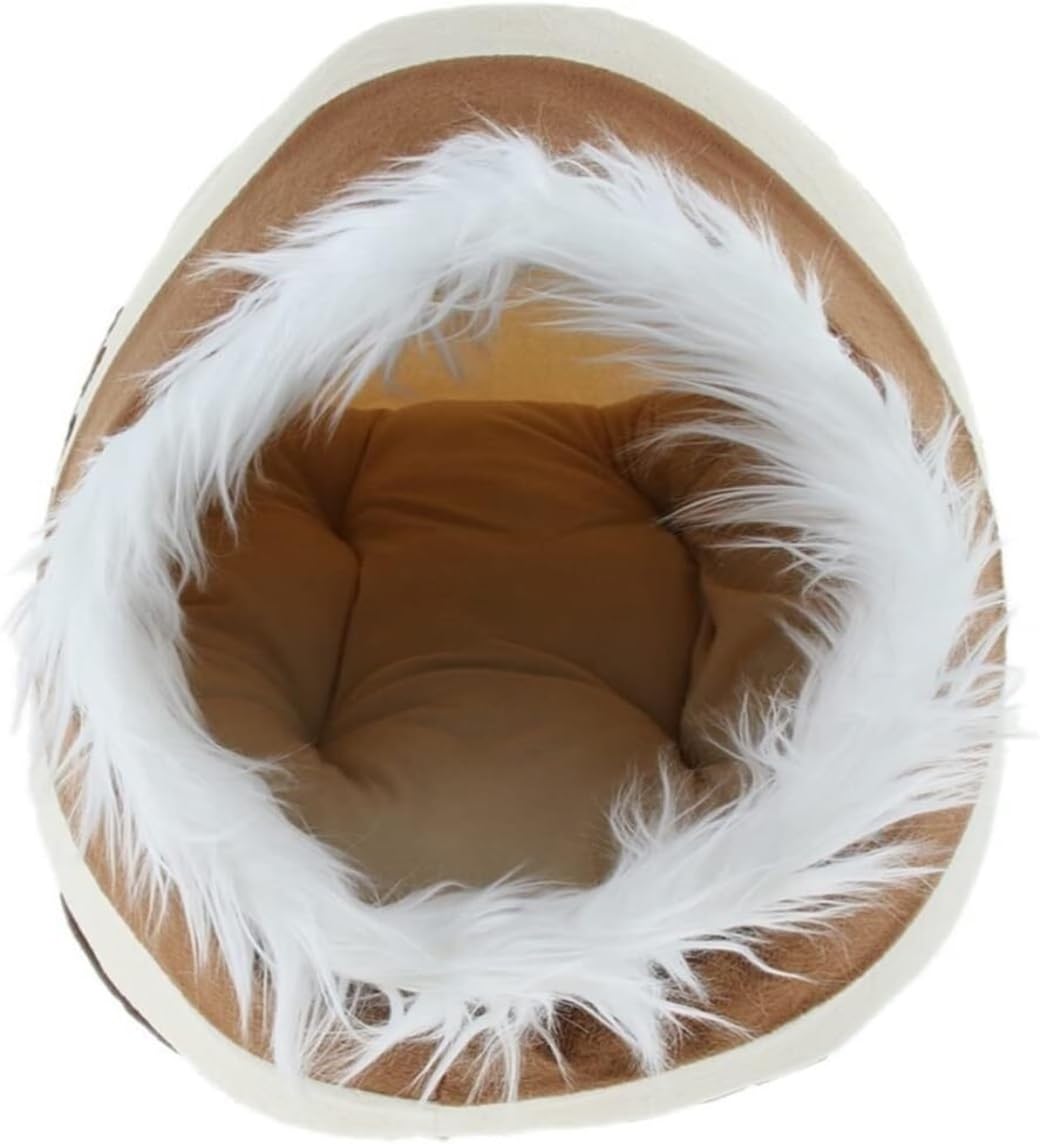 legowisko dla psa, Legowisko dla kota i psa składane miękkie, ciepłe zwierzę Puppy Cave mata do spania Pad Nest artykuły zwierząt
