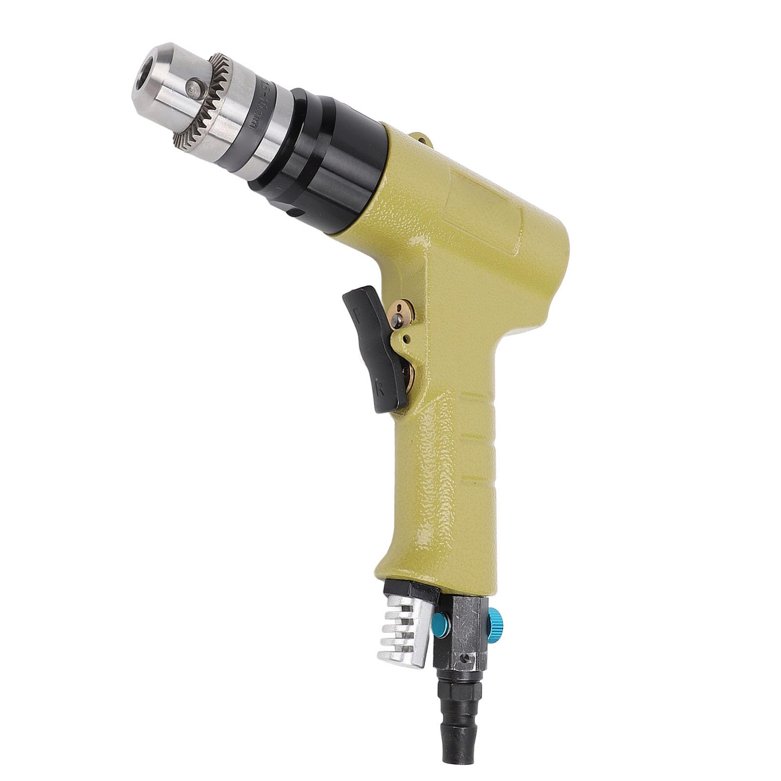 CHICIRIS Taladro Neumático de Alta Velocidad, Herramienta Reversible de 1800 RPM para Taladrar en Muebles y Producción de Máquinas, Aluminio de 3/8 Pulgadas