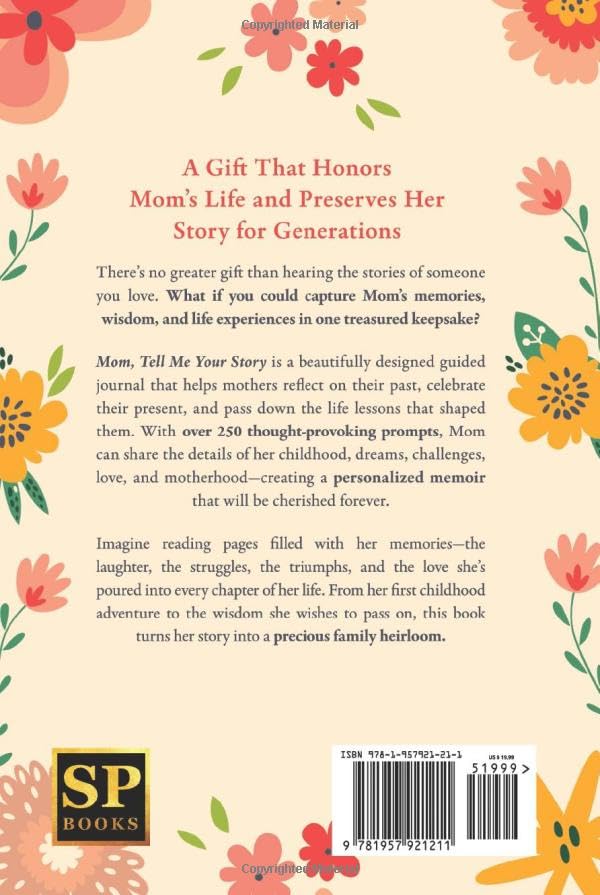 Mom, Tell Me Your Story: A Guided Journal for Mom to Share her Life, Love, and Memories - Image 2