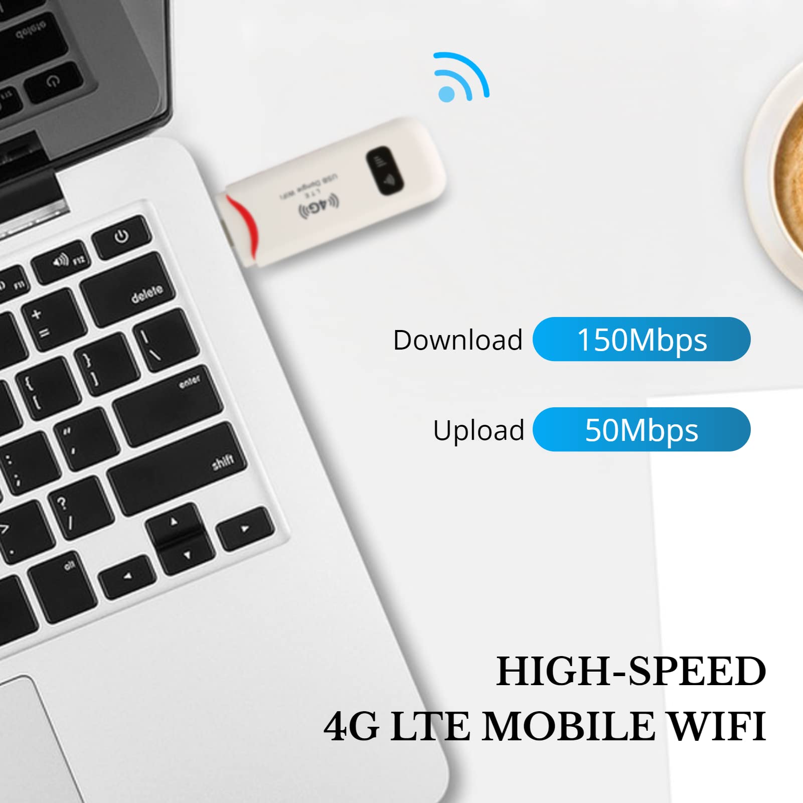Jectse WiFi Router, 4G LTE USB Portable Mobile WiFi Router - Image 3