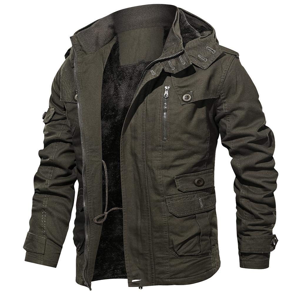Tattico Softshell Giacca Outdoor Militare Pile Fodera Impermeabile Antivento Giubbotto con Felpa Cotone Uomo Zip Cappotti Uomo Inverno