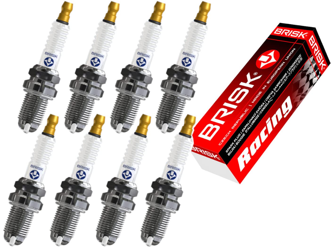 BRISK Premium Racing DOR15LGS 3026 Bougies d'allumage, 8 pièces