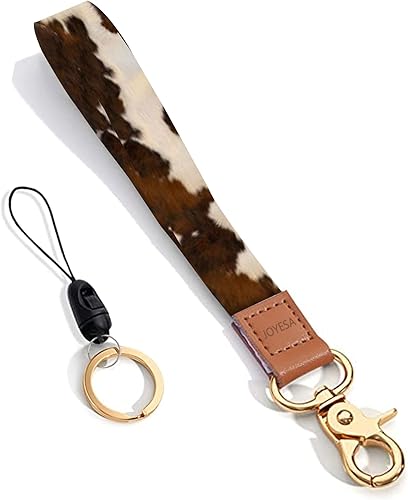 Miniatura 1 de Llavero con cordón de muñeca de moda con cierre de metal para mujer, lindo llavero duradero para automóvil, correa de mano, cartera