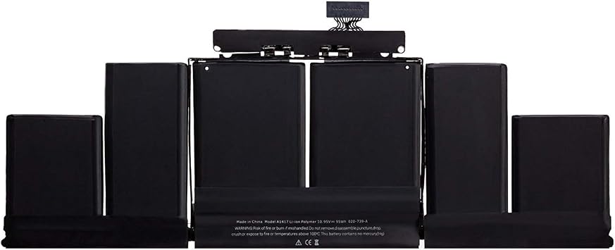 MODANOM Apple MacBook Pro A1398 2012 A1417 ile Uyumlu Notebook Bataryas  Laptop Pil V1