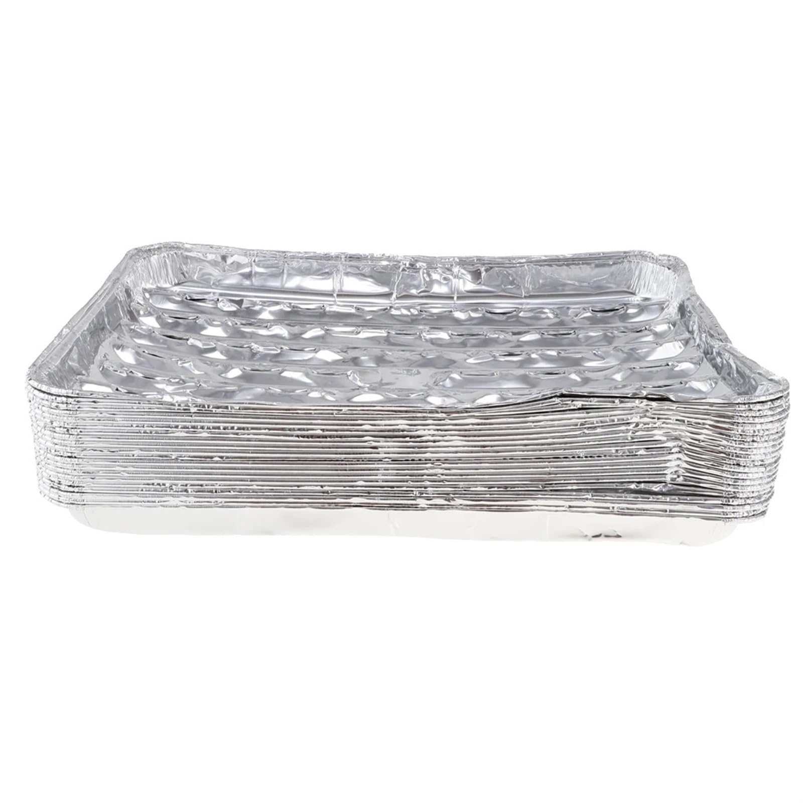 Bandejas for Hornear de Papel de Aluminio, 20 Unidades, for Barbacoa, for cocinar al Aire Libre y Hornear.