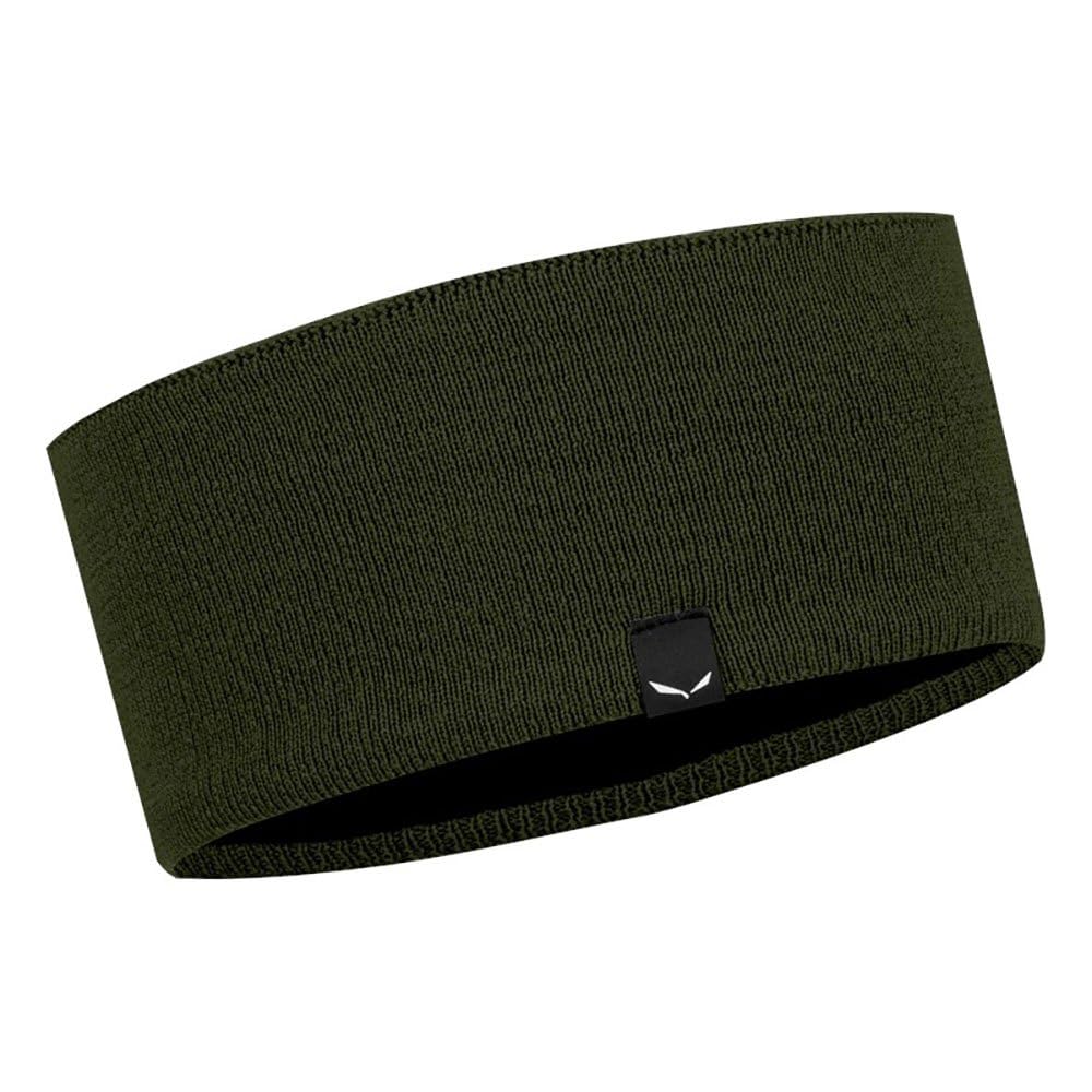 Salewa Puez Merino Headband , Dark Olive, Unisex