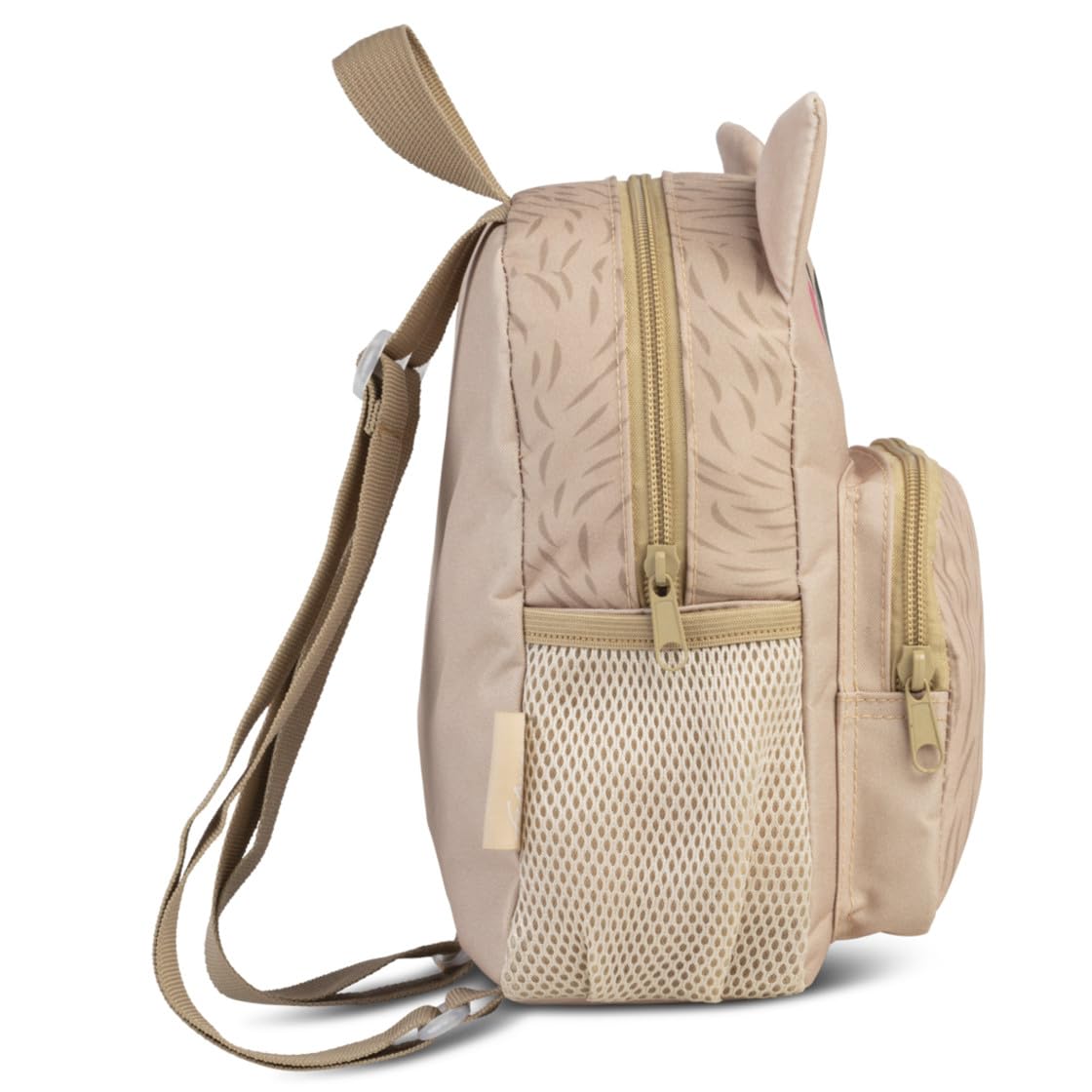 minimutz Sac à dos de maternelle - Motif animaux - Pour fille et garçon - Personnalisé avec nom - Sac à dos pour enfant avec poche avant