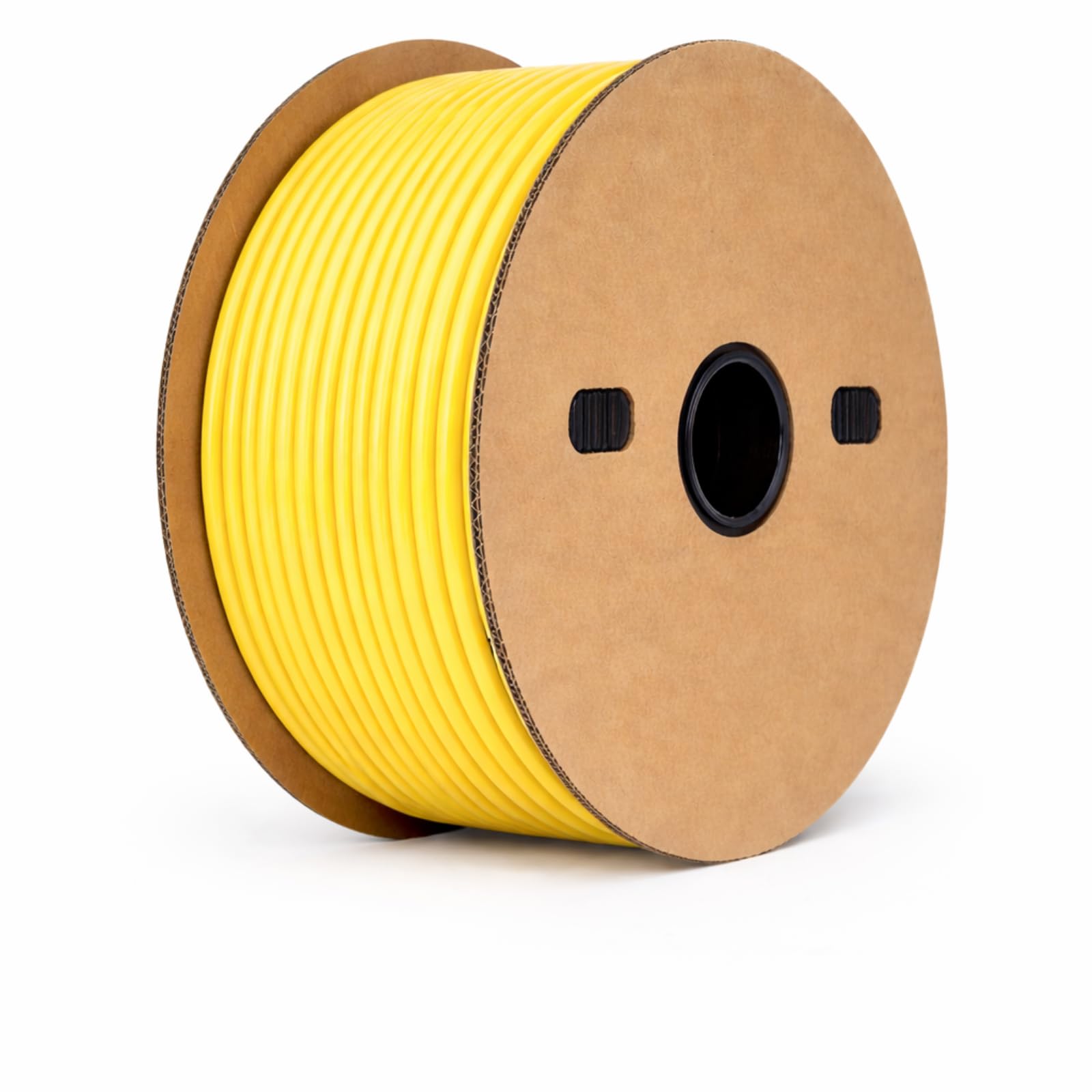 Tubo termocontraíble, relación 2:1, alta resistencia a la tracción, impermeable, para cableado eléctrico y automotriz (amarillo, Ø20 mm x 100 m)