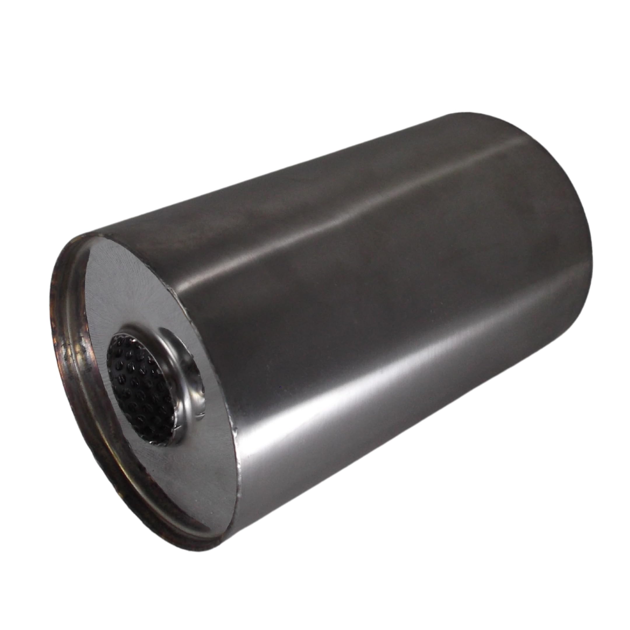 Genérico Silenciador Redondo 250x 150 silenciador escape coche escape coche deportivo tubo de escape coche silenciador inox silenciador deportivo universal Acero Inoxidable