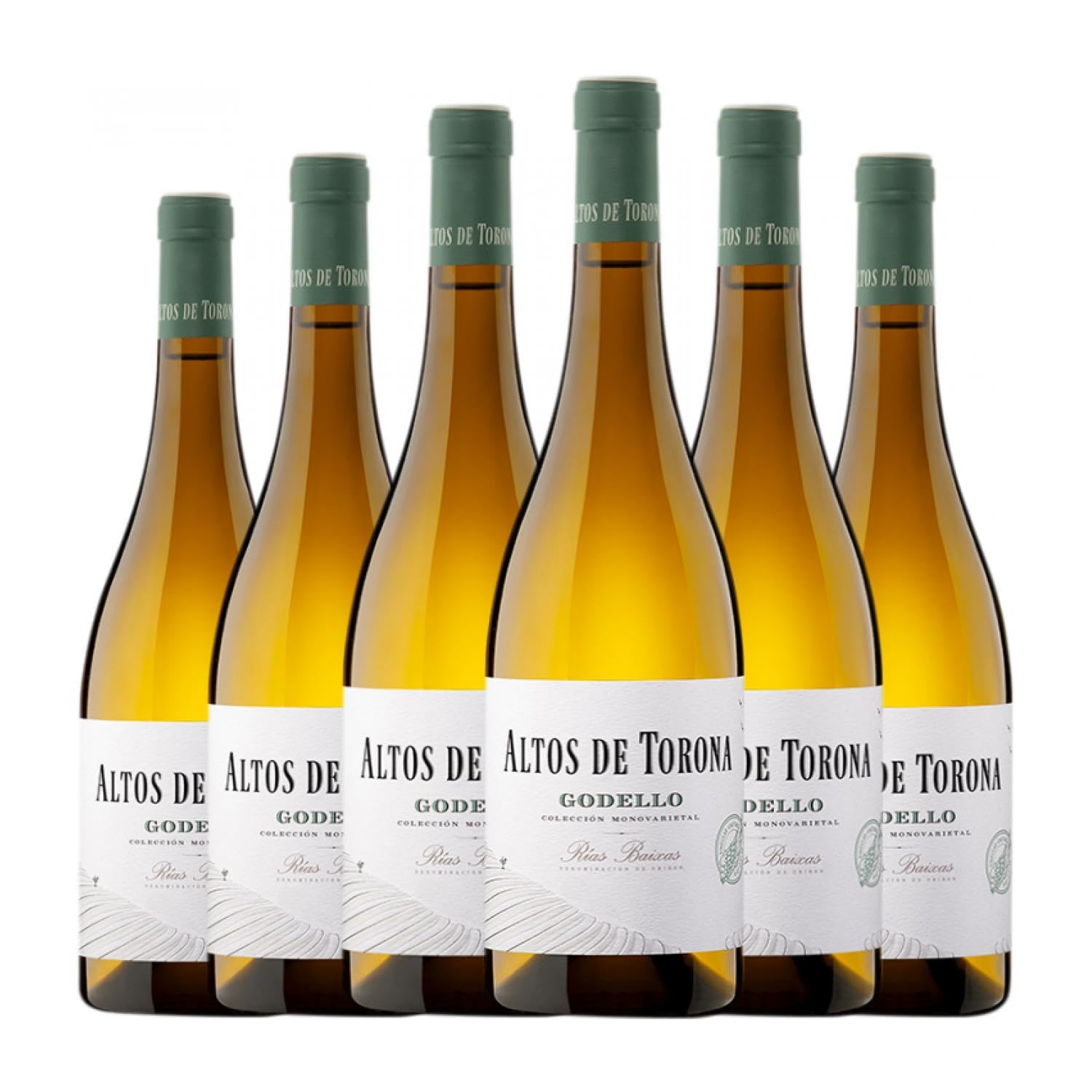 Altos de Torona Godello Rías Baixas 75 cl Vino blanco (Caja de 6 Botellas de 75 cl)