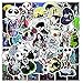 LSHLSH Tim Burton Lot de 50 autocollants de Noël pour enfant Motif graffiti hip-hop