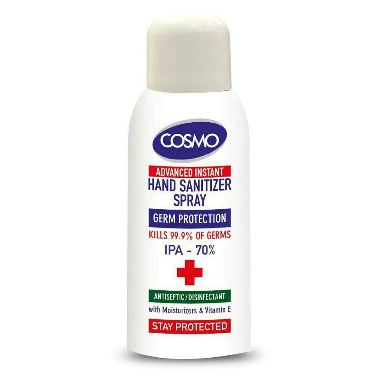 Cosmo Advanced Instant Antiseptic & Disinfectant Hand Sanitizer Spray, 100 Ml