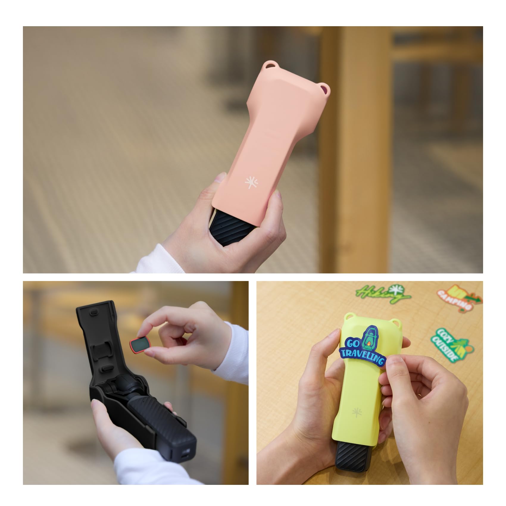 PGYTECH Etui Ochronne do DJI Osmo Pocket 3/Pocket 4/Xtra Muse, Czarny | Pełna Obudowa Ochronna Osłona Gimbala ze Gniazdami na Karty MicroSD i Filtry, Akcesoria do Kamer