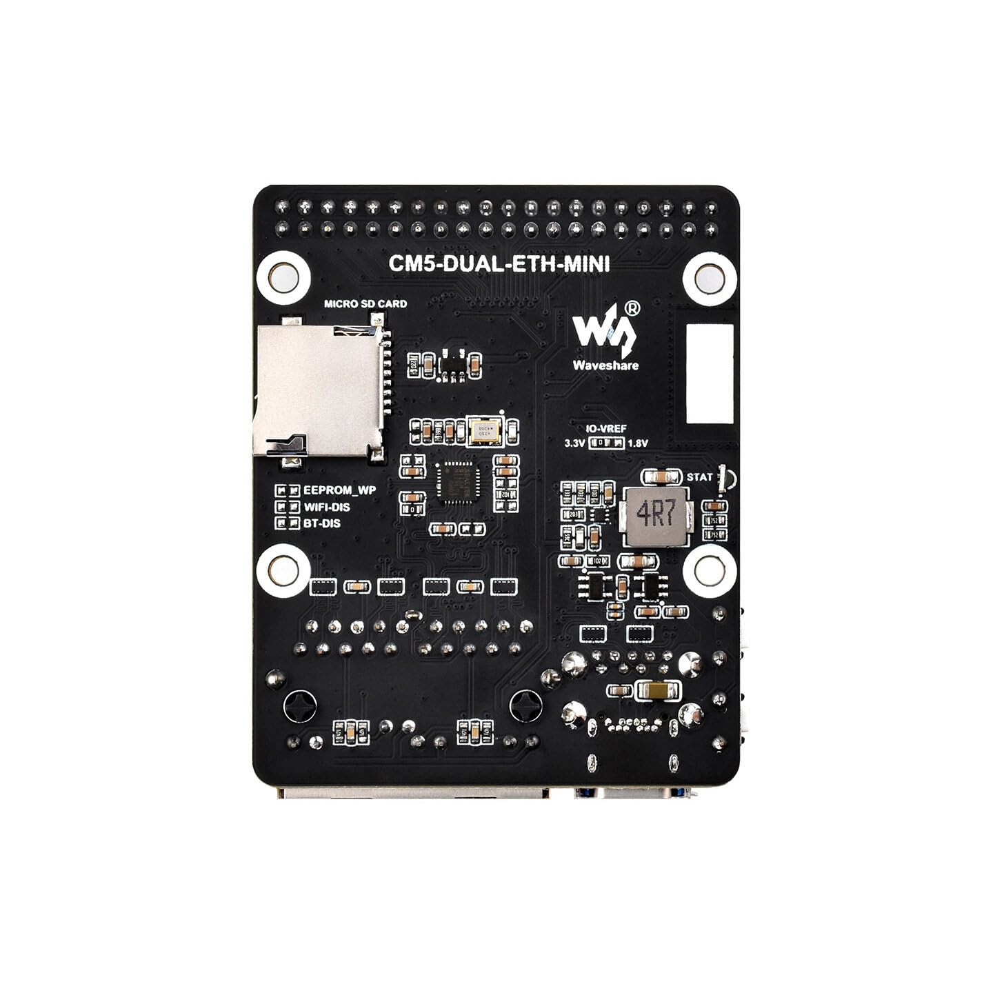 VIDOO Mini Scheda Espansione CM5 Doppia Porta Gigabit Ethernet per Compute Module 5