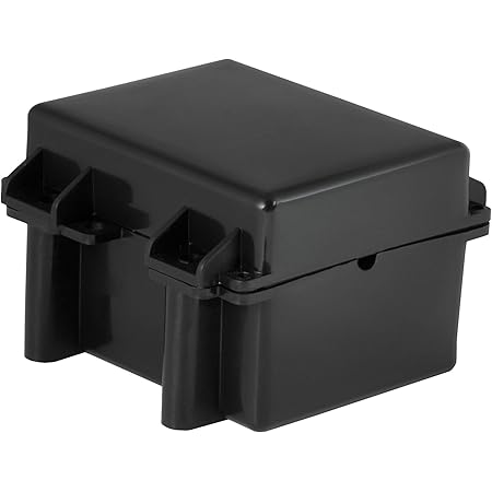 CURT 52027 5-Inch x 3-3/8-Inch x 3-3/4-Inch Watertight Trailer Breakaway Battery Case