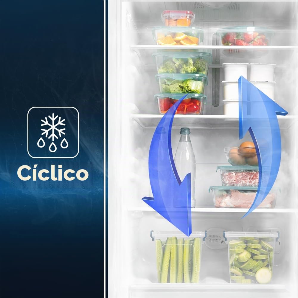 Hyundai Refrigerador Blanco, 1 Puerta. HR84500E, Capacidad 88 Litros, Cíclica, Bajo Nivel Sonoro, Puerta Reversible, Apertura Tipo Uñero, Clasificación Energética E