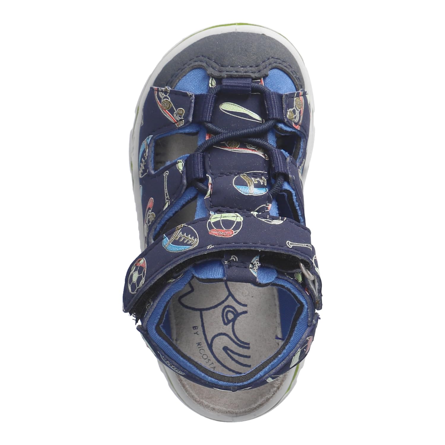 RICOSTA Mädchen und Jungen Sandalen Gery, Kinder Lauflernschuhe, Weite: MITTEL