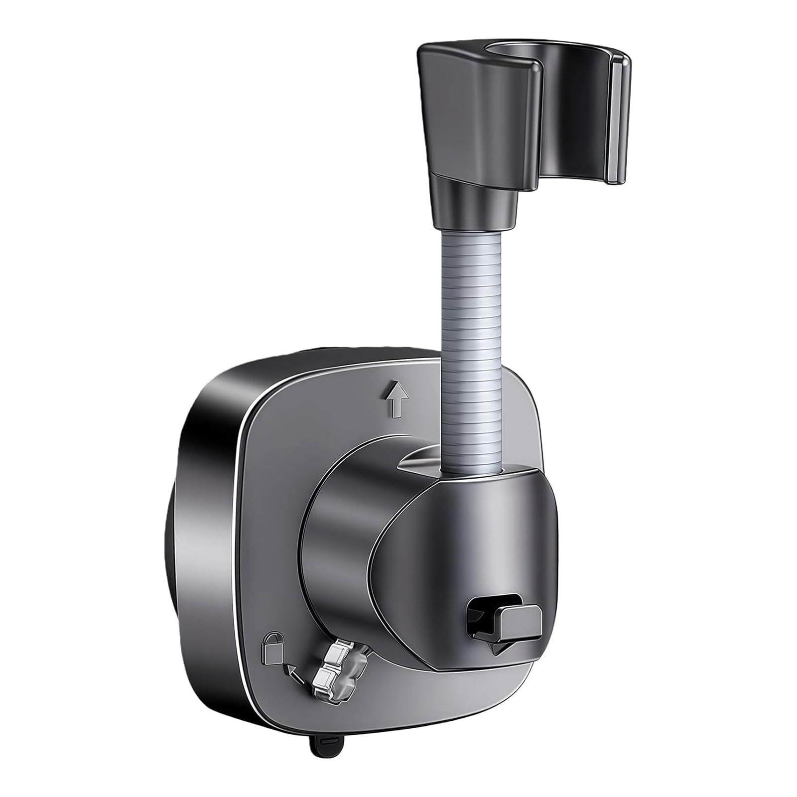 Tsophreniq Universally Wall Mounted Shower Head Holder Hook with Powerful Suction Not Required Drilling for Stable Attachment Shower Hook for Handheld