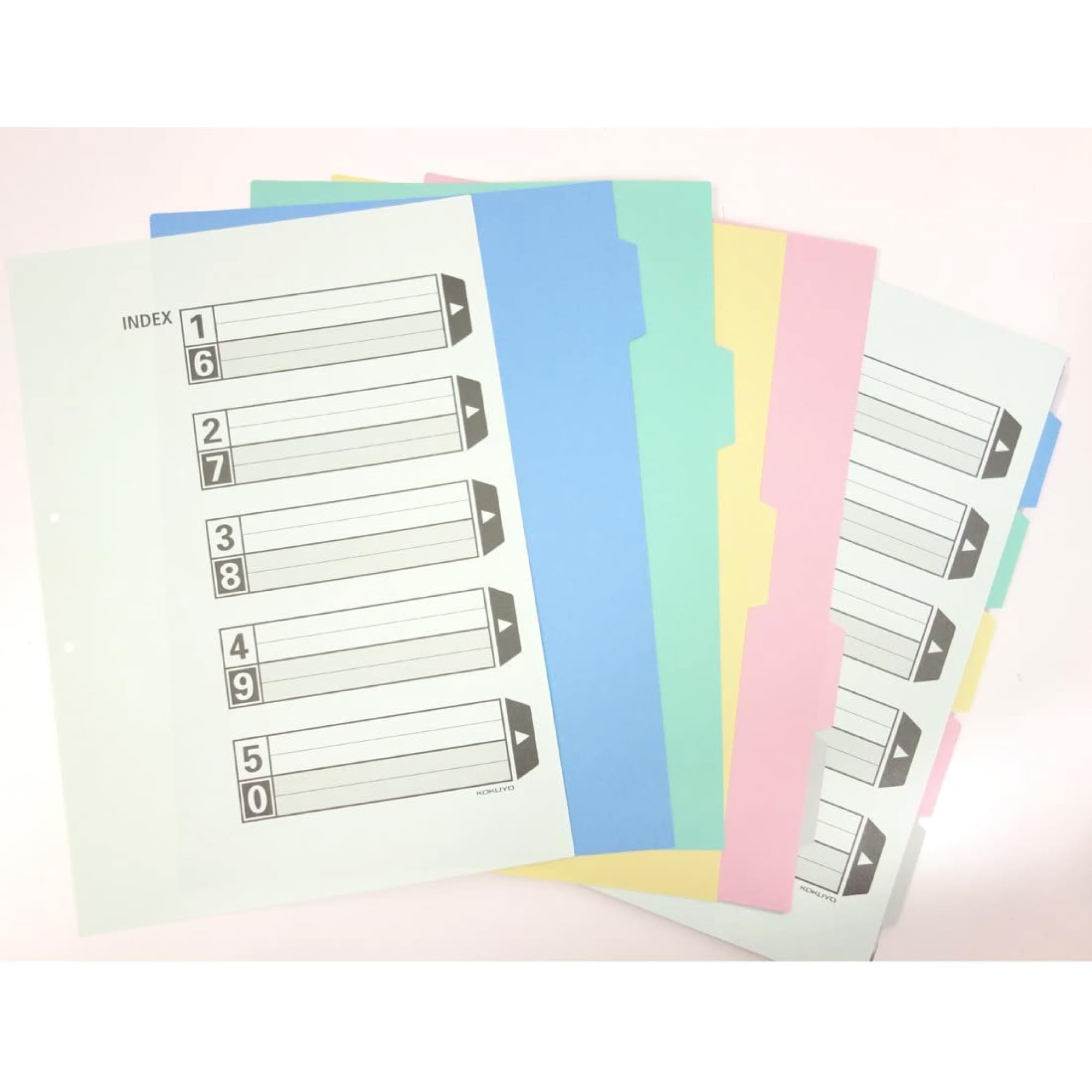 専用5点 Amazon | コクヨ インデックス ファイル 仕切カード 5山 10組 A4