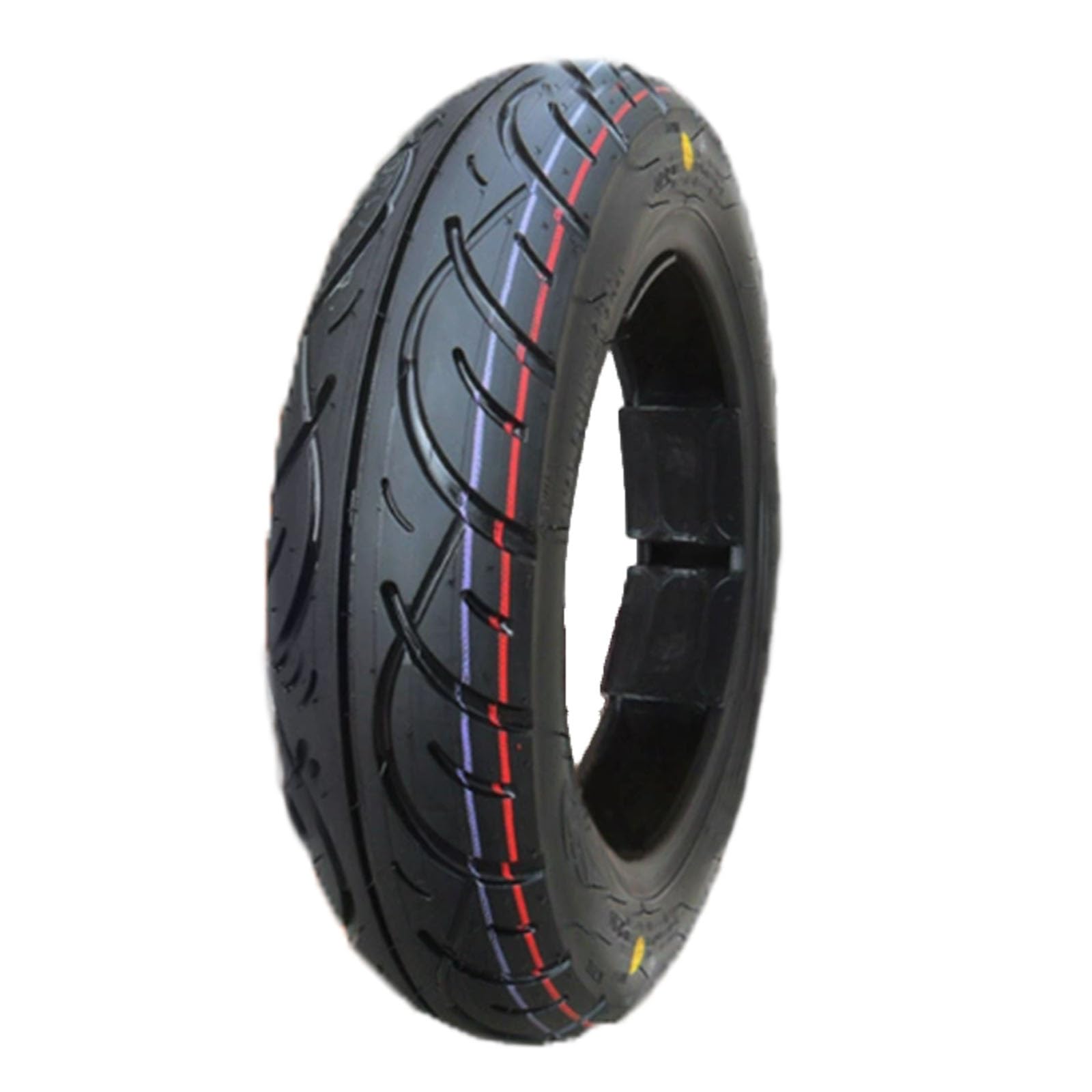 80/100-10 Opona Bezdętkowa, 80/100/10 Bieżnik Terenowy Wysokiej Przyczepności Śnieg Deszcz dla Skutera Motocykla 80 100 10 6PR Max Obciążenie 175 kg