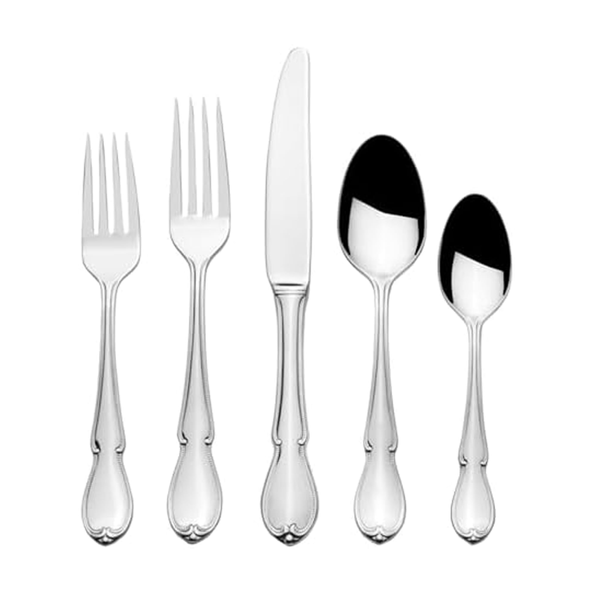 Photo 1 of Mikasa Marseille 18.10 65 Piece Stainless Steel Flatware Set, Service for 12