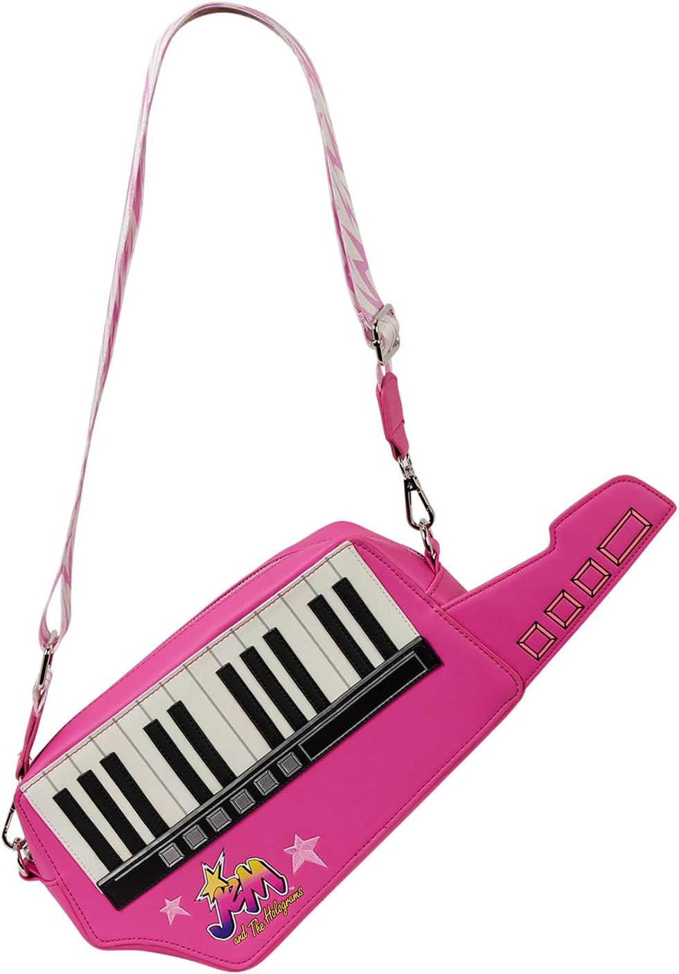 Loungefly Hasbro Jem and The Holograms フィギュアキータークロスボディバッグ