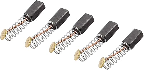 DMiotech Paquete de 5 cepillos de carbono de 0.394 in x 0.197 in x 0.157 in para motor eléctrico