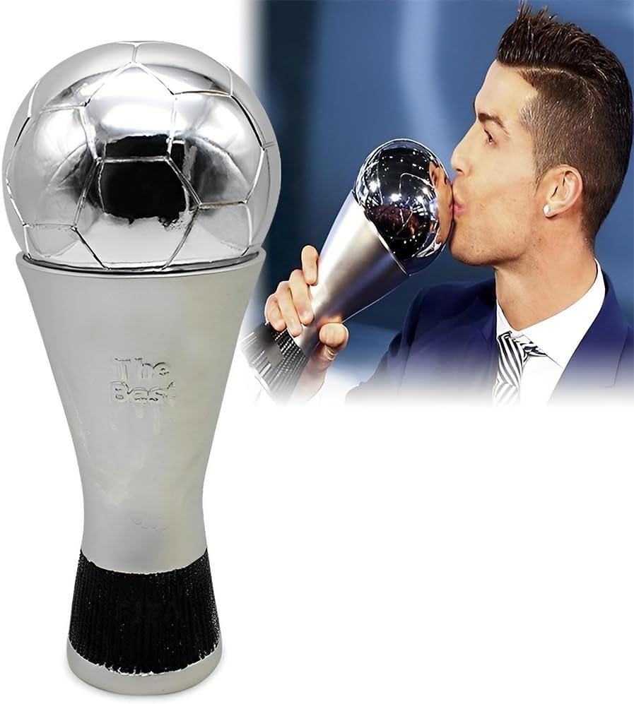 15cm Hars Ballon D'Or Trophy World Cup Collectible - Beste Voetbal Trofee Voor Kantoor Decoraties En Voetbalfans Geschenken