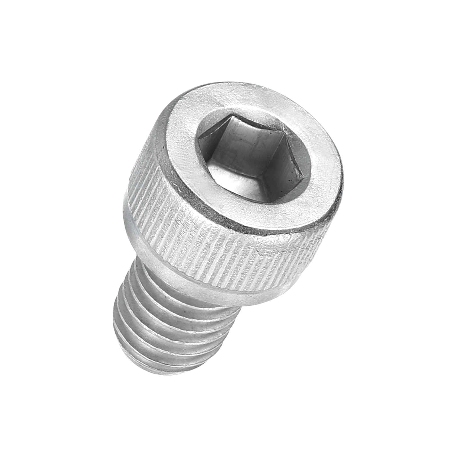 Kozelo 10pcs Socket Head Cap Screws - [M8-1.25 x 12mm] 304 Stainless Steel Allen Socket Drive for Electrical Motor 3D Printing Fan Engine Replacement Use, Silver — image 1