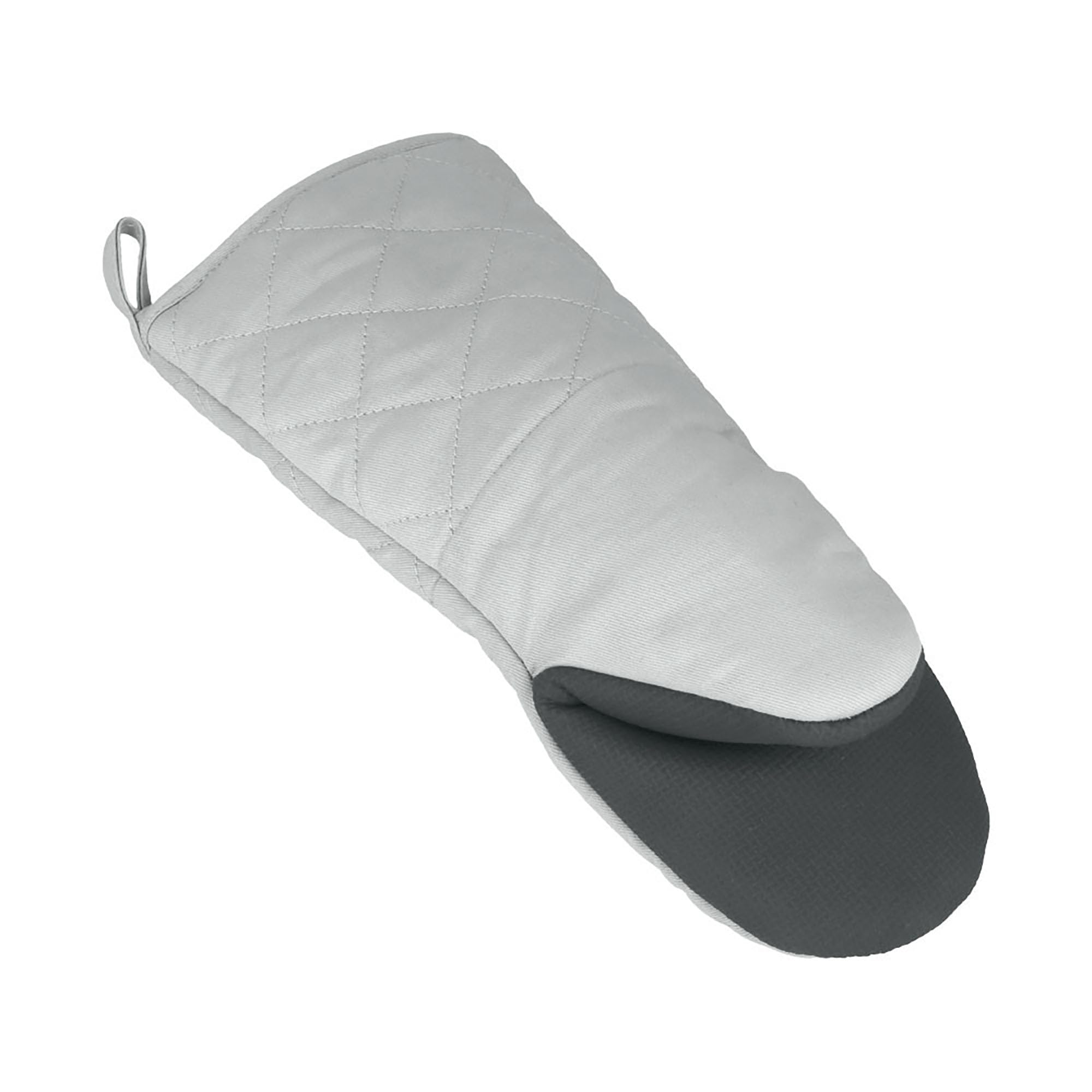 Metaltex Oven Glove/Mitt, XL, with Anti-Slip Grip, Grey