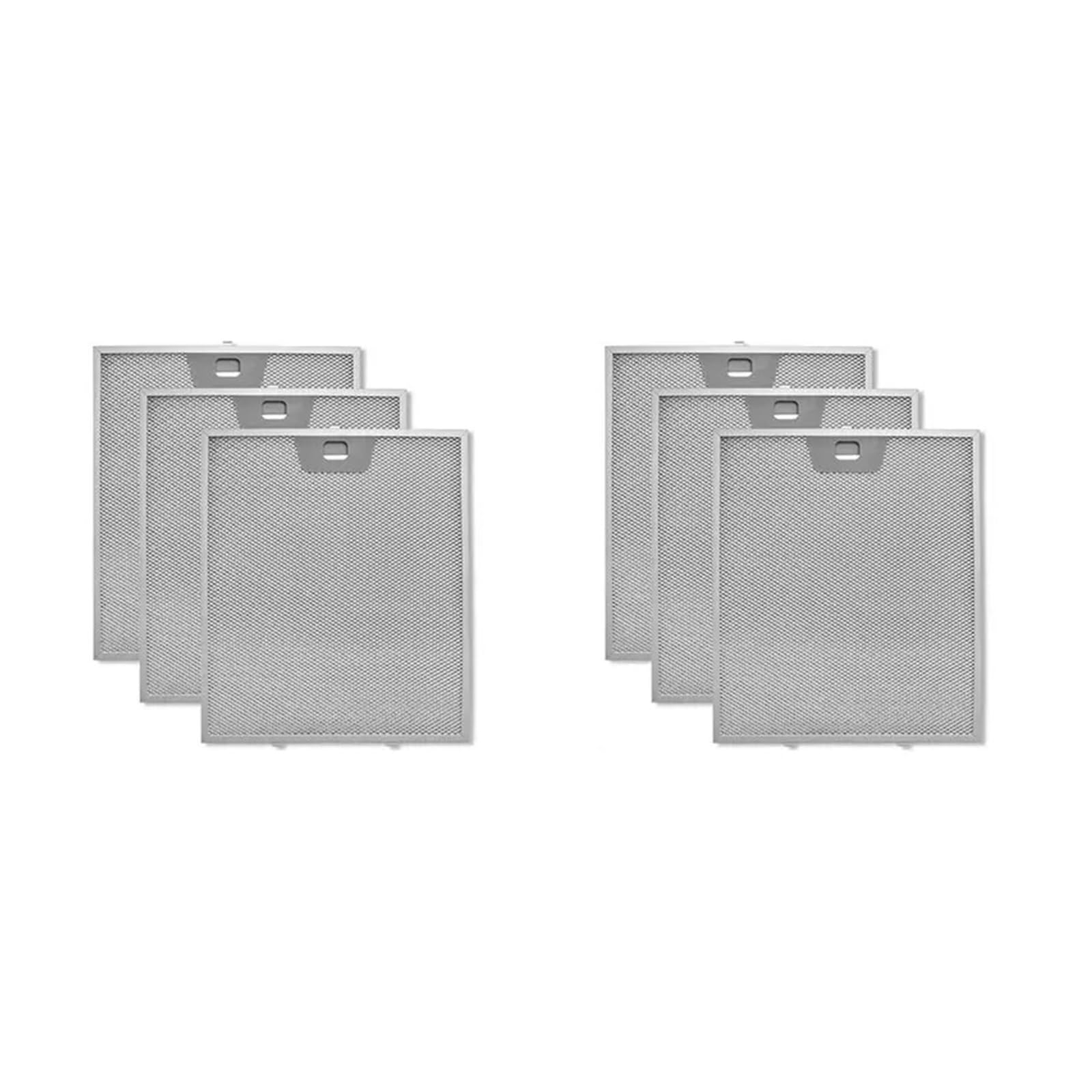 Filtro De Grasa for Campana Extractora, Filtro De Malla De Aluminio Compatible Con GE JVW5361SJSS JVW5361EJ1ES JVW5361EJES WB02X24871(6 pack)