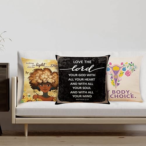 Miniatura 5 de Fundas de cojín decorativas cristianas, fundas de cojín decorativas para sofá, cama, sofá, dormitorio, sala de estar, decoración del hogar, regalos