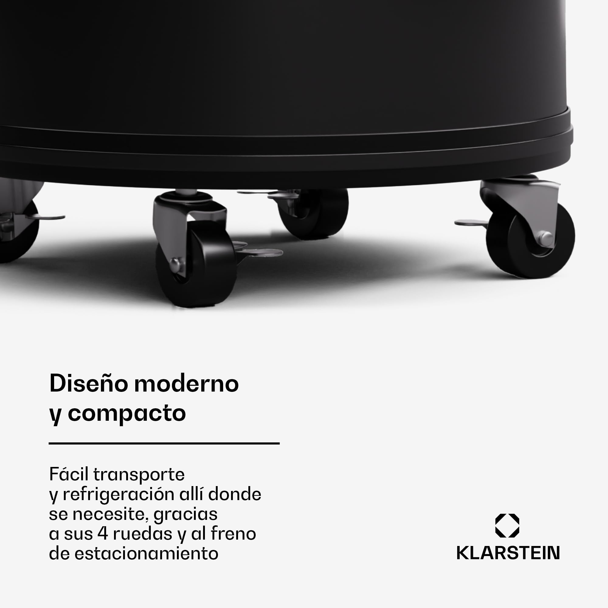 KLARSTEIN Beersafe L Nevera con pantalla LED, frigorífico de acero inoxidable, nevera de bebidas interior/exterior, nevera de vino 70 L