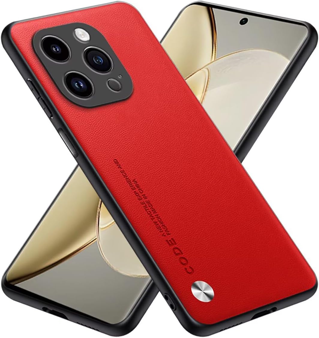 RankOne Case Compatible with Smartphone Compatible with iPhone 15 Pro Max 6.7 inches Shockproof Silicone Case Mobile Phone Case - Red