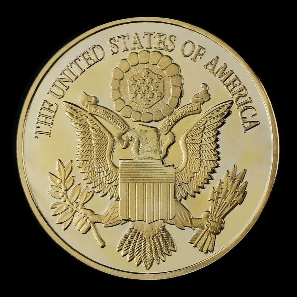 Amazon.co.jp: リバティコイン 金メッキ お土産 ハクトウワシ イン ゴッド We Trust USA コレクティブル ギフト  コレクション アート リバティ コイン 記念コイン : ホビー