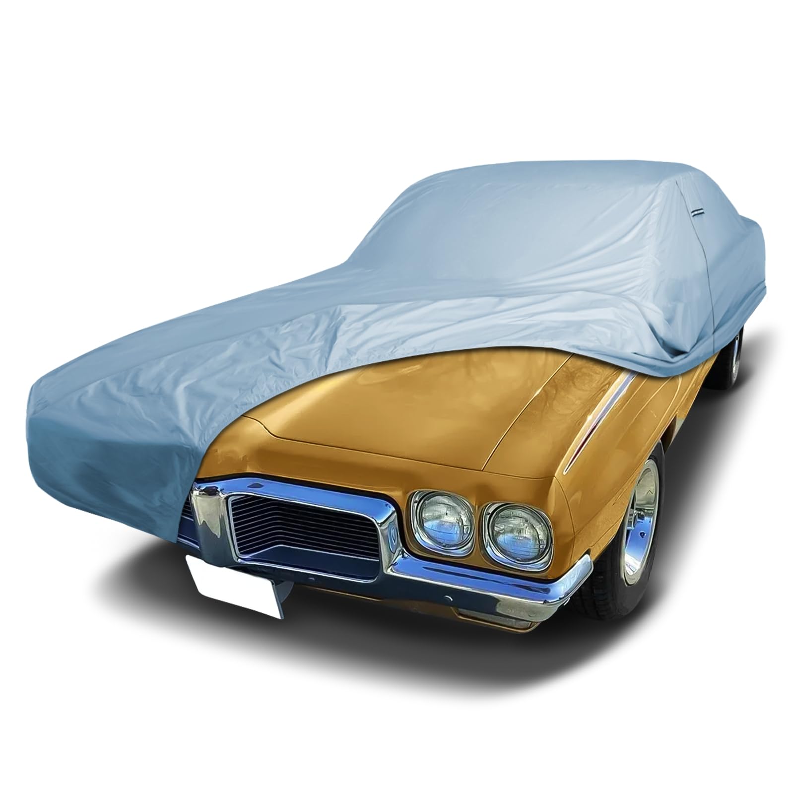 iCarCover Car Cover Waterproof All Weather for 1968-1970 Tempest 4-Door
