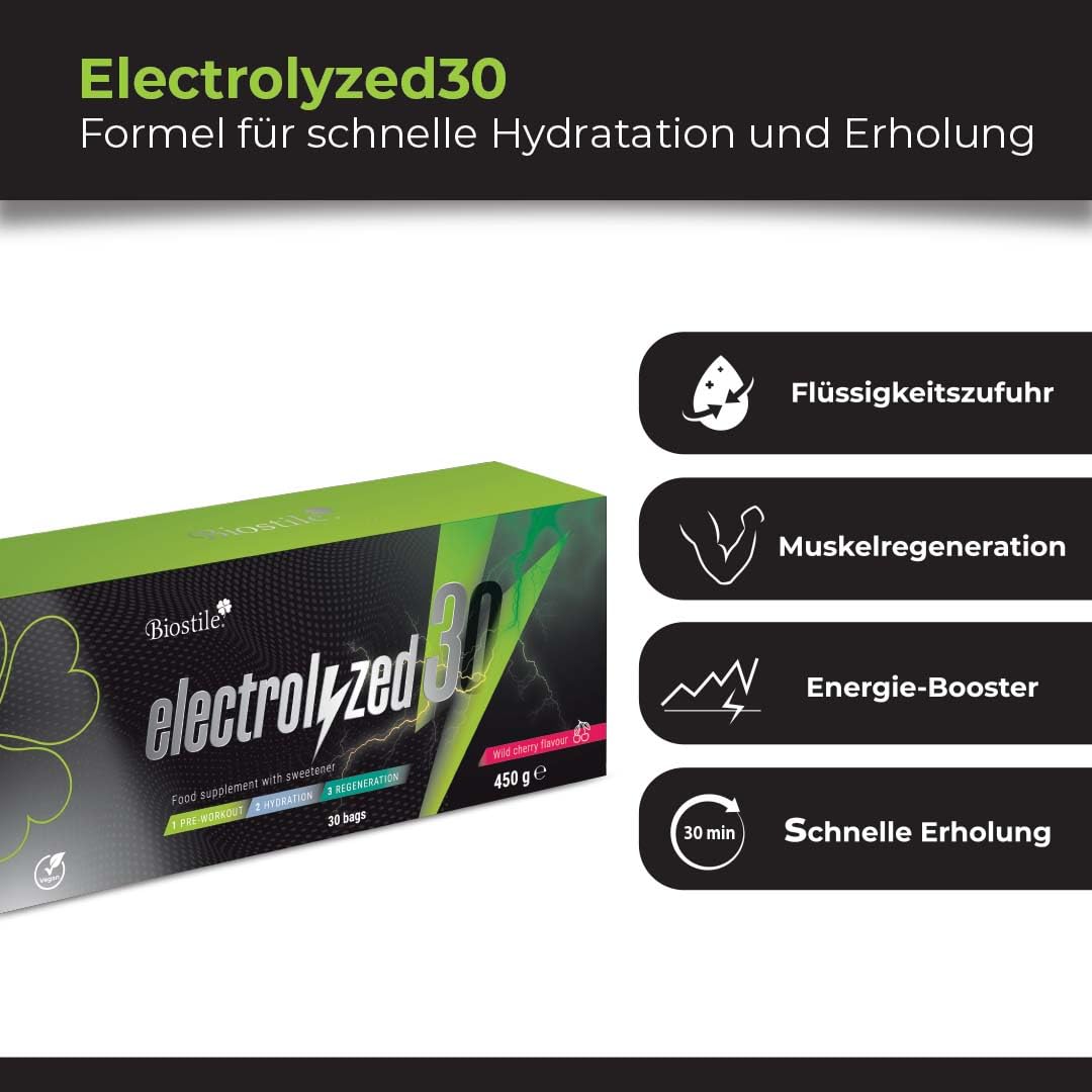 Electrolyzed30 – 30 Beutel | Elektrolyte, Hydration & schnelle Regeneration mit Vitaminen & Mineralstoffen