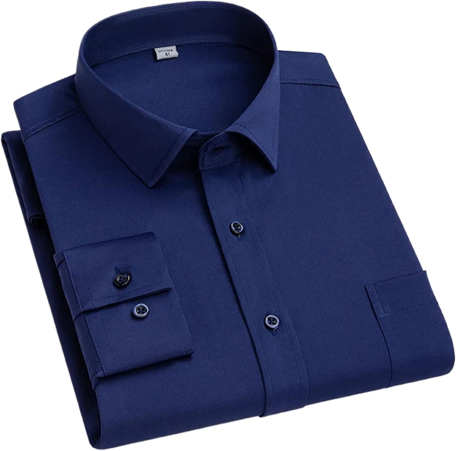 Men's Striped Long-Sleeved Shirt Business Casual Shirts Professional Men Tops