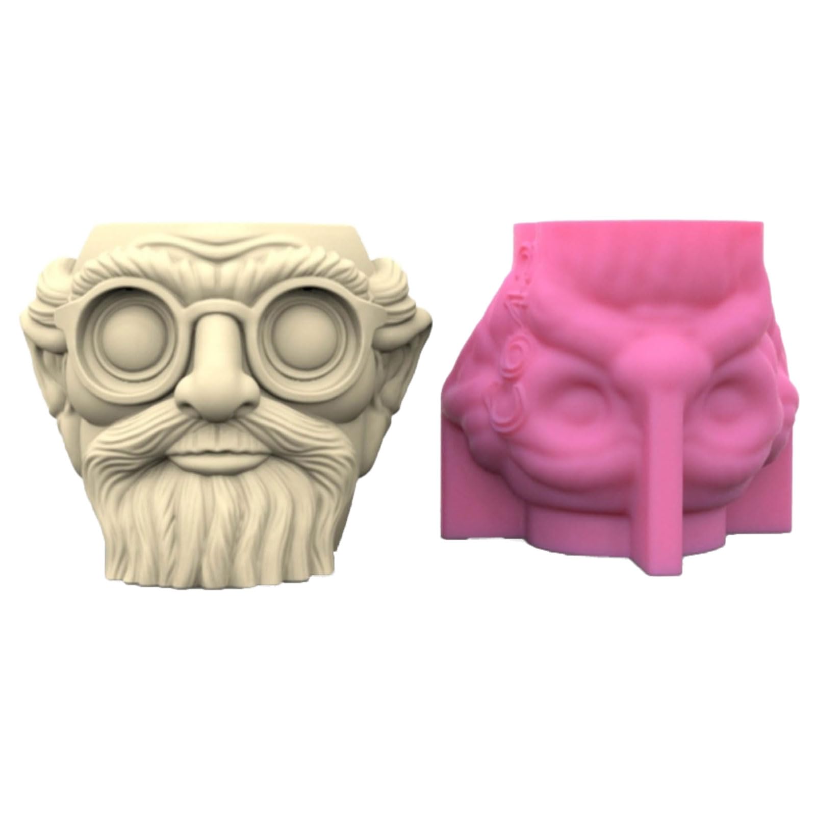 sodeber Old Flower Pots Silicone Molds Clay Succulents Planter Vases Concrete Home Decorations Succulents Planter Old Flower Pots Silicone Vases