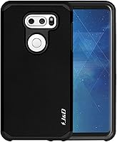 Vista 4 de LG V30 Caso, [ArmorBox] [Dual Layer] híbrido prueba de golpes Rugged Case de Protección para LG V30 de J & D, Negro