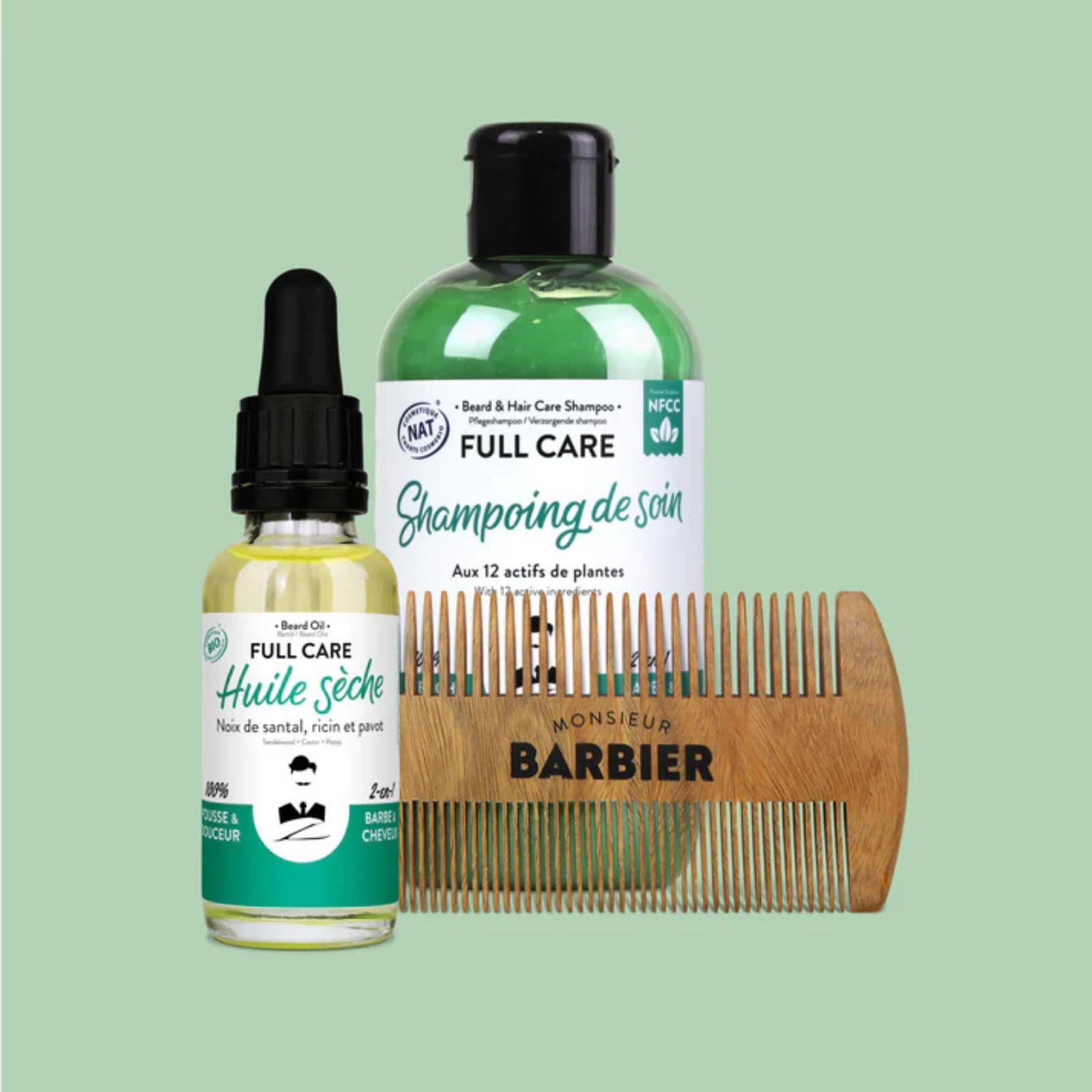Monsieur BARBIER Bart- und Haarpflegeset FULL CARE