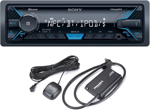 Sony Receptor DSX-A405BT con Bluetooth y paquete de sintonizador Sirius XM