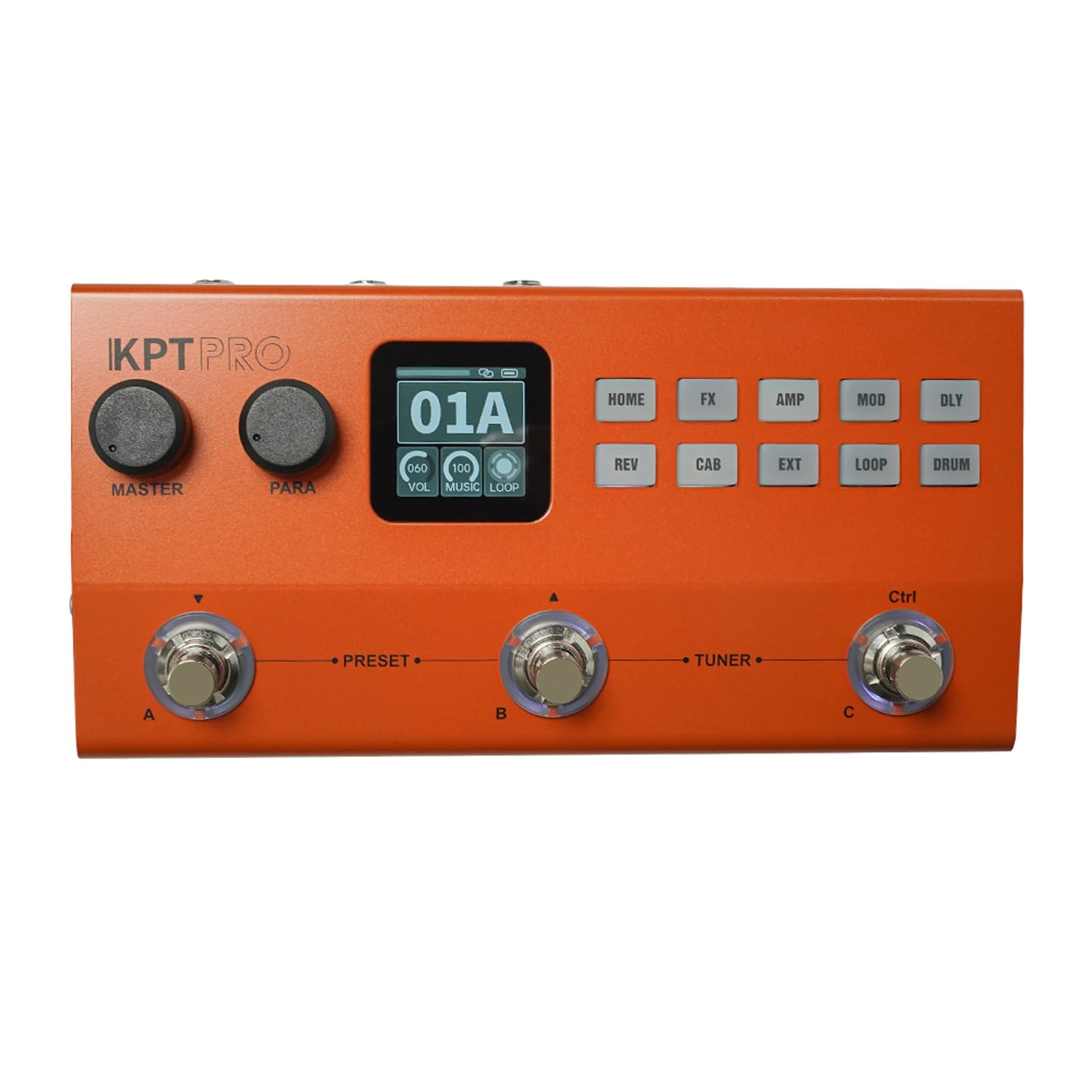 Tosuny Pedale per Chitarra Multieffetto |Simulatore di Amplificatore Caricatore IR Looper Drum Machine con Clone di Tono AI per Chitarra Elettrica