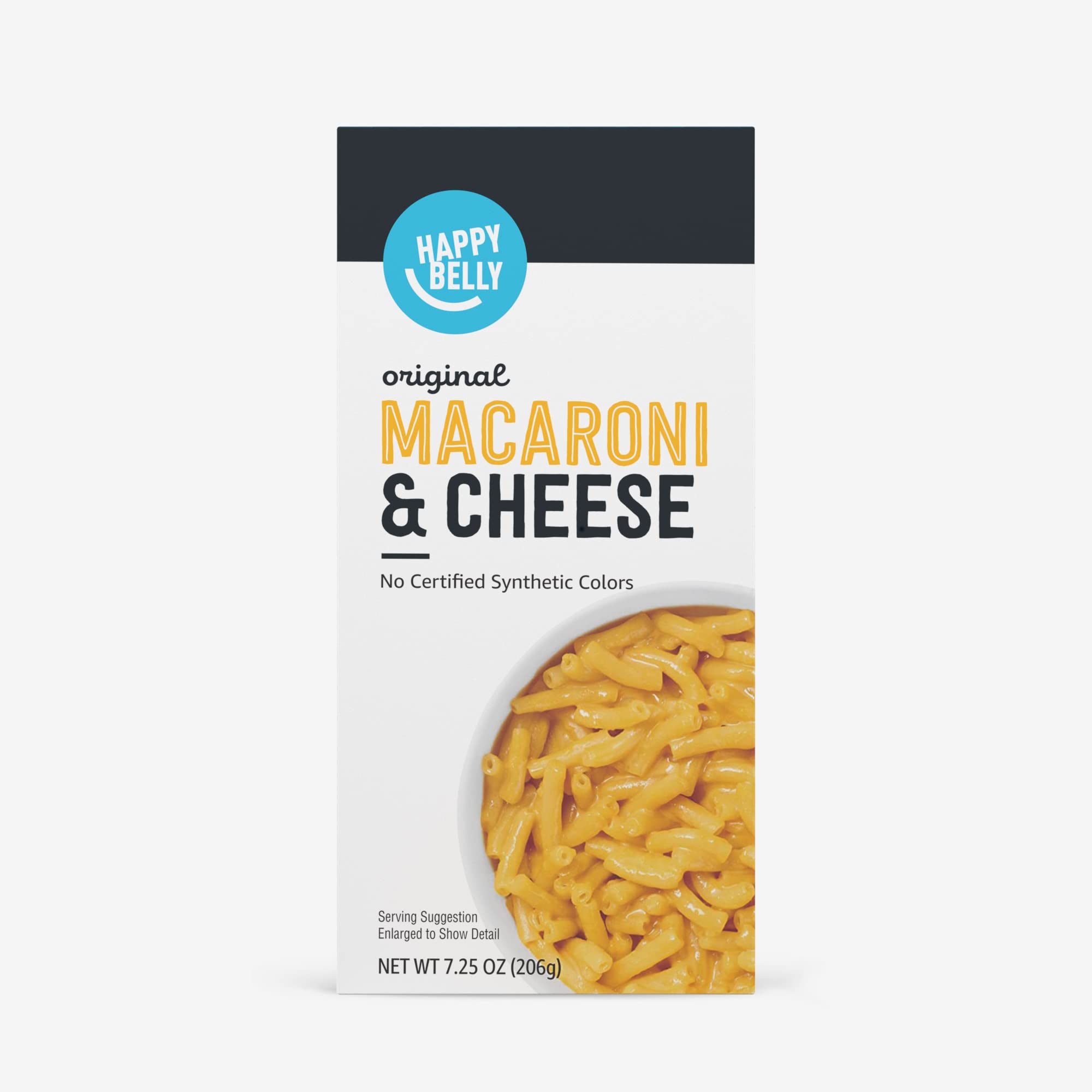 Amazon Saver, Original Macaroni & Cheese, 7.25 Oz (Previously Happy Belly, Packaging May Vary)