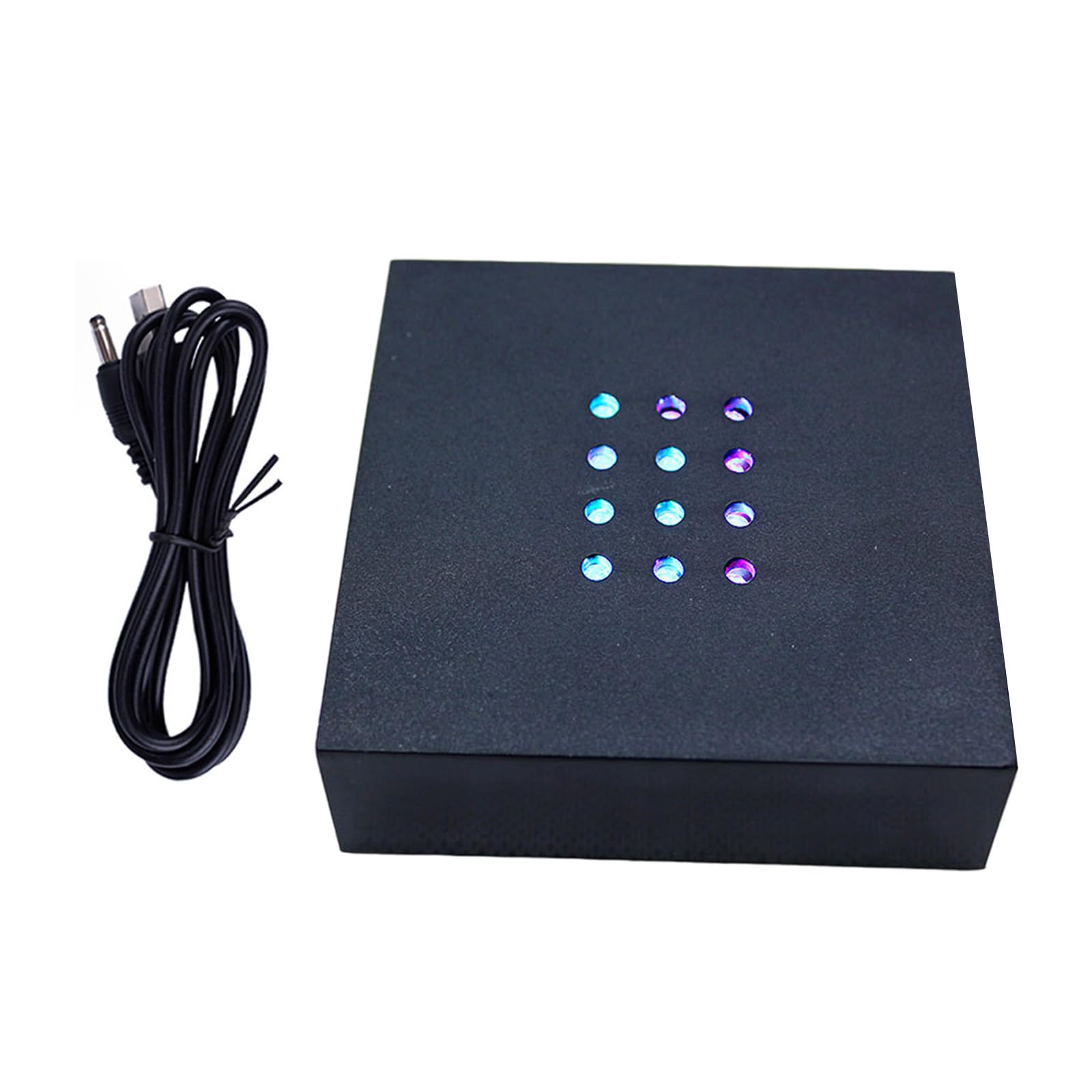 uikios LED Touch Sensitive Crystals Atmospheres Lamp Base Featuring Dimmable Light for Jewelry Display and Home Decoration Jewelry Display Light