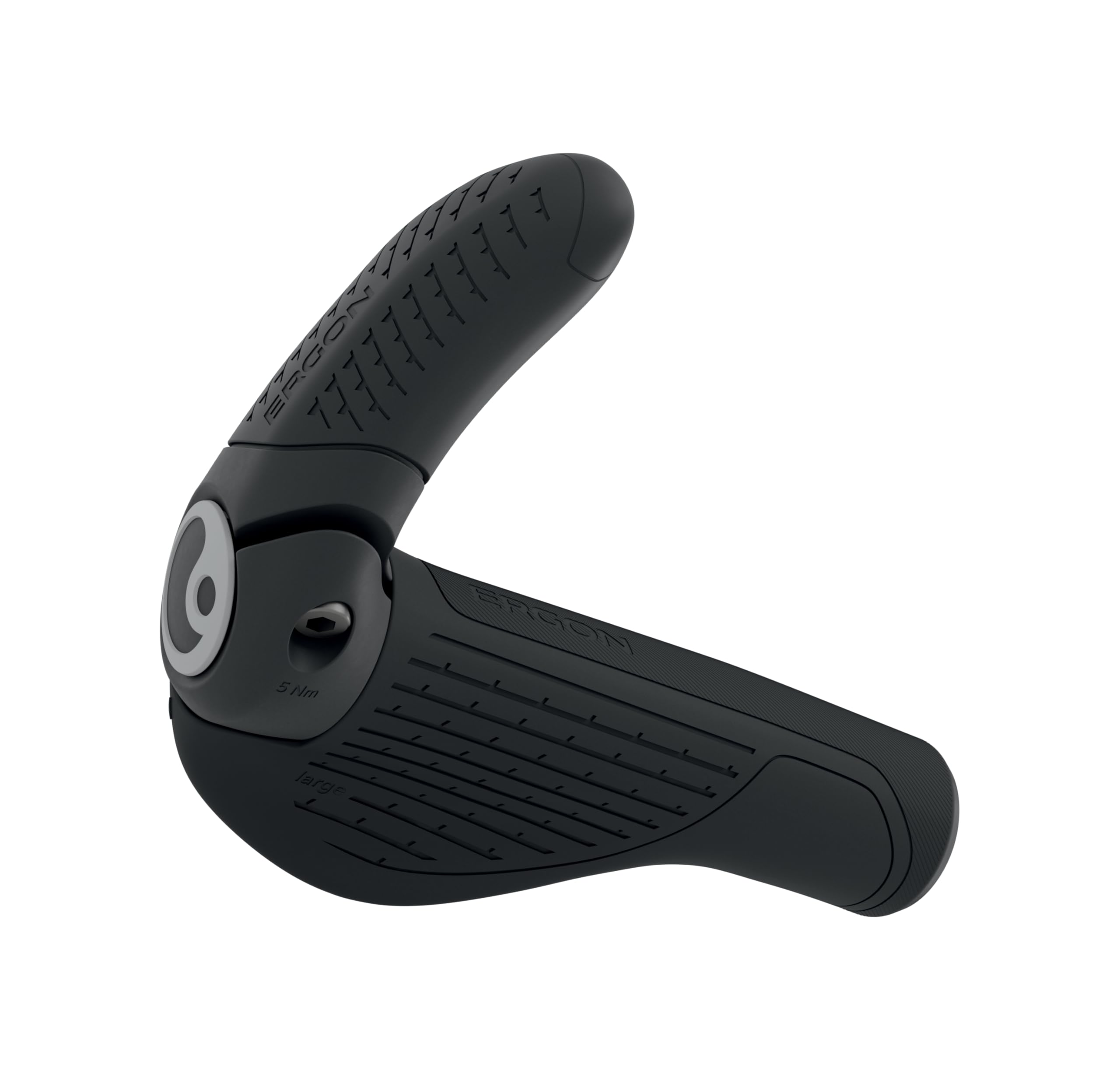 ERGON GS3 EVO Fahrradgriffe, schwarz, groß