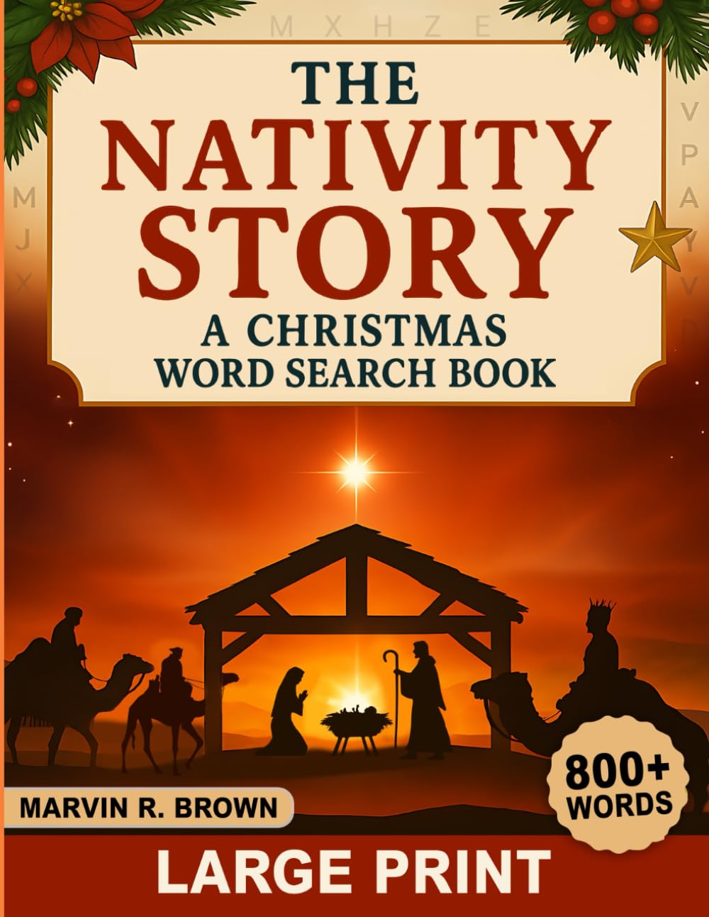 The Nativity Story: A Christmas Word Search Puzzle Book