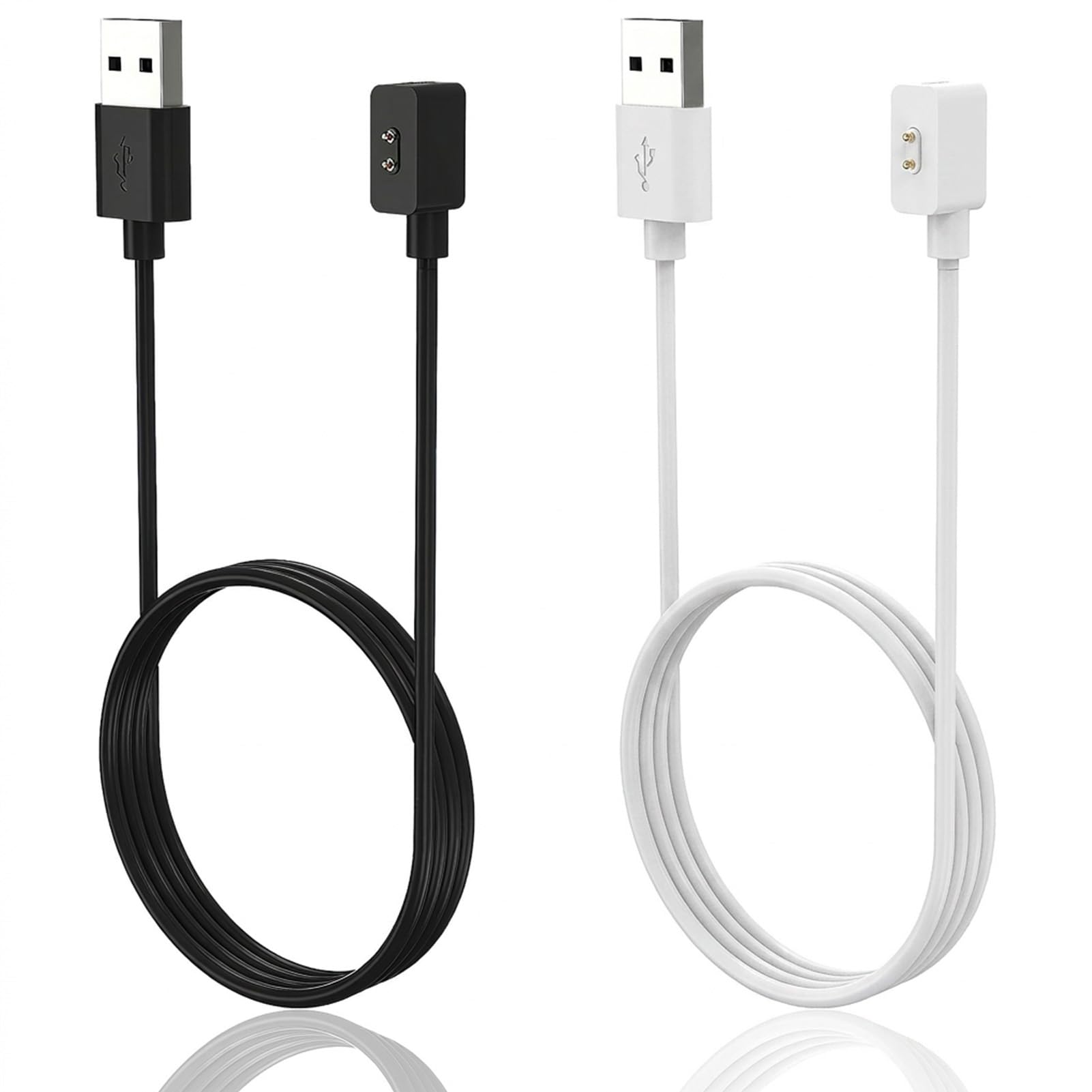2 kable do ładowarki zegarka do zegarka Redmi Watch 5/5 Active/5 Lite/4/3 Active/3 Lite, 1 m kabel USB do ładowania kompatybilny z Xiaomi Smart Band 9/9 pro/8/8 Pro, USB 5 V 1A, szybkie ładowanie