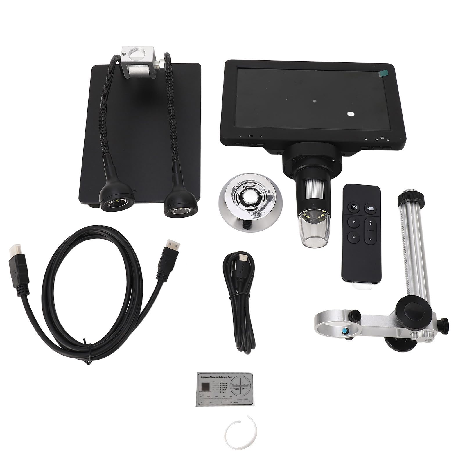 Mikroskop Cyfrowy Dm9 1600X Okular 1080P 50X Cal 16Mp Mierzalne Mikroskopy LCD USB